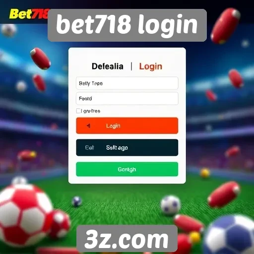 Navegação e usabilidade no bet718 login