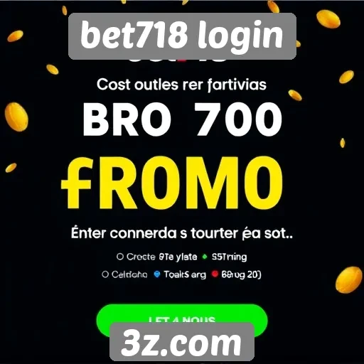 Promoções disponíveis no site bet718 login